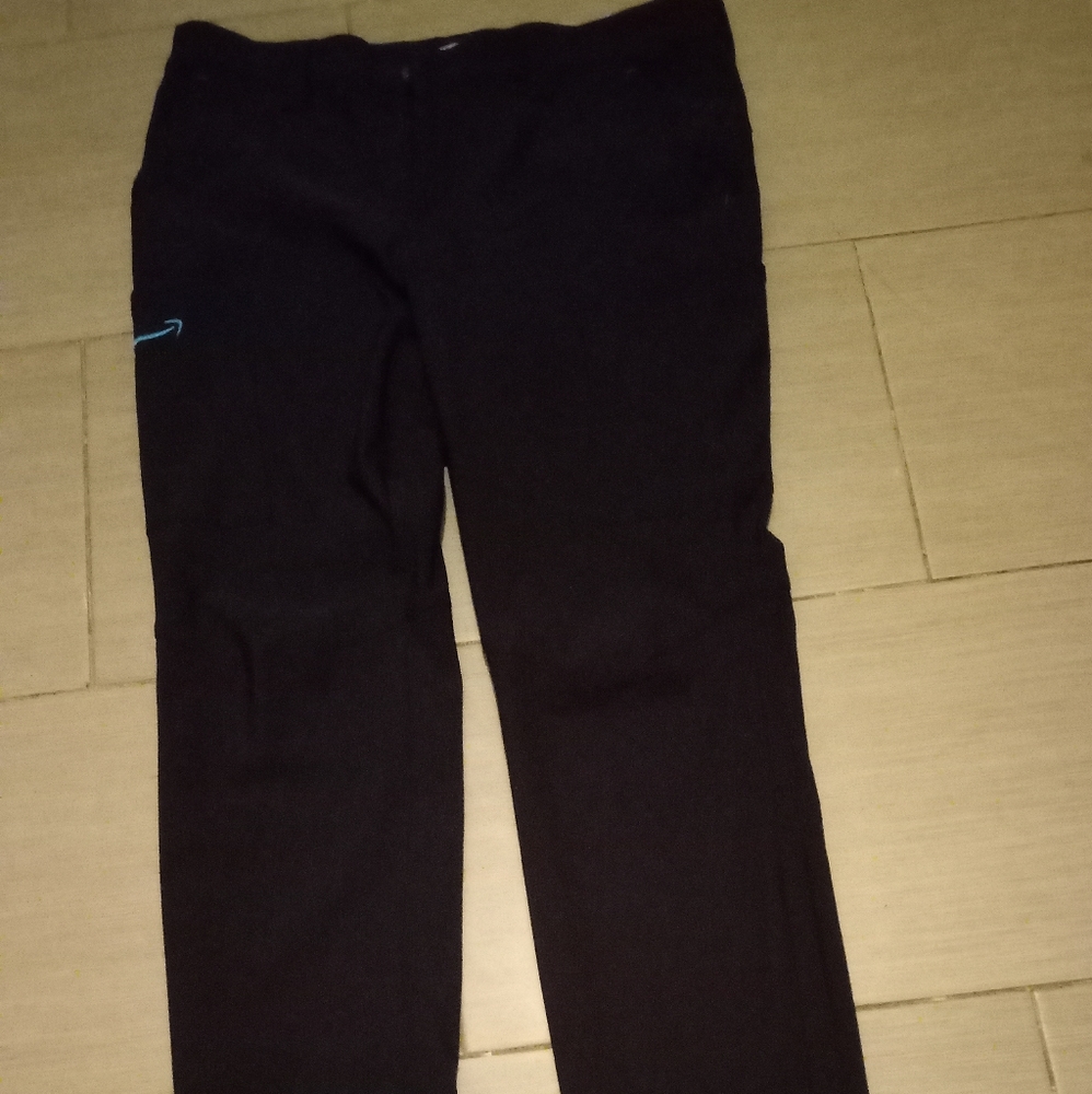Amazon mens sweatpants workpants cargo Sz M Black